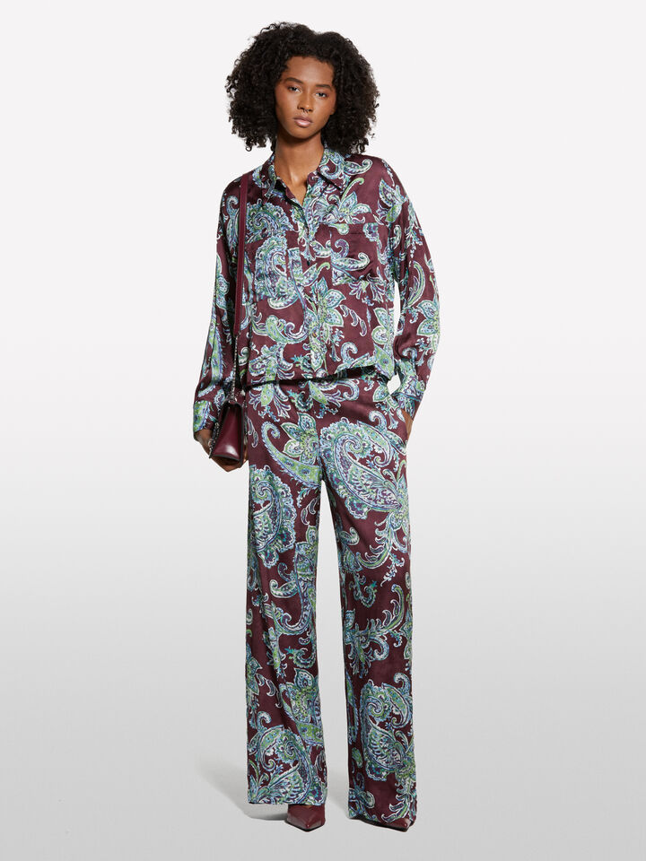 Hemd mit Paisley-Muster - hemden für damen - Multi-color | Sisley image number 1